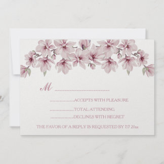 Spring Cherry Blossom The Wedding Of Invitation