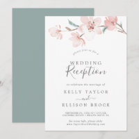 Spring Cherry Blossom Wedding Reception