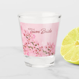 Spring Cherry Blossoms Bridesmaid  Shot Glass