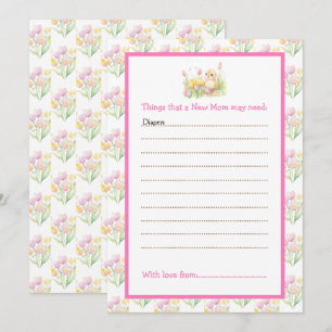 Spring Chick Baby Shower Invitation