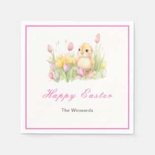 Spring Chick Easter Brunch Napkin