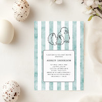 Spring Chick & Stripes Vintage Style Baby Shower