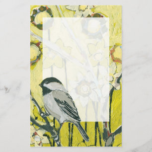 Spring Chickadee Stationery