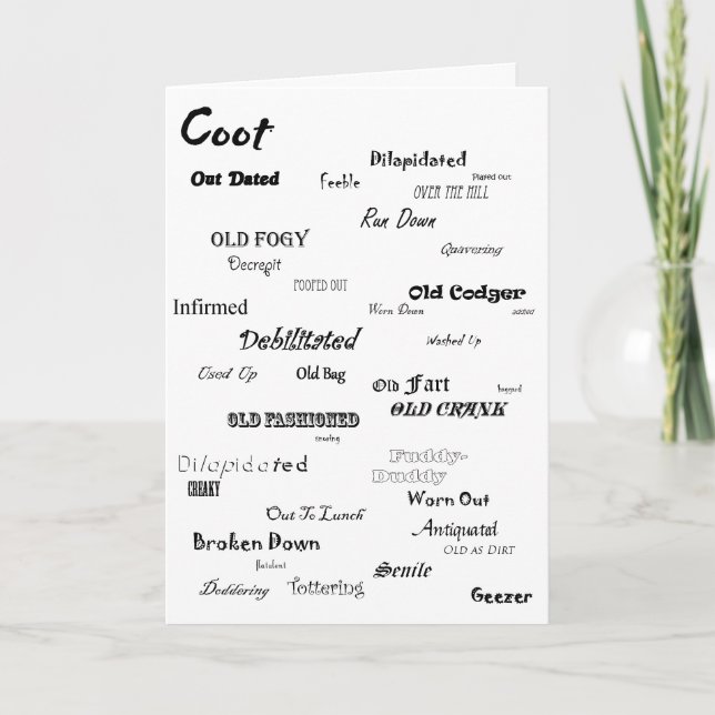 Spring Chicken Birthday Card (Front)