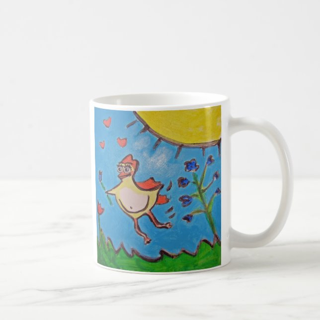 Spring Chicken Morning Mug (Right)