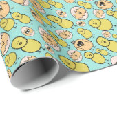 spring chicken wrapping paper (Roll Corner)