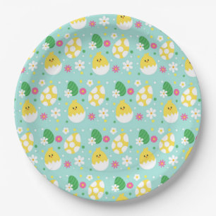 Spring Chicks Paper Plate