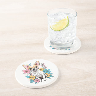 Spring Chihuahua Coaster