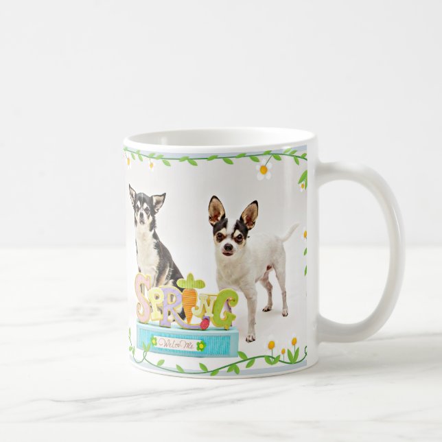 Spring Chihuahua's Coffee Mug (Right)