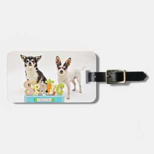 Spring Chihuahua's Luggage Tag