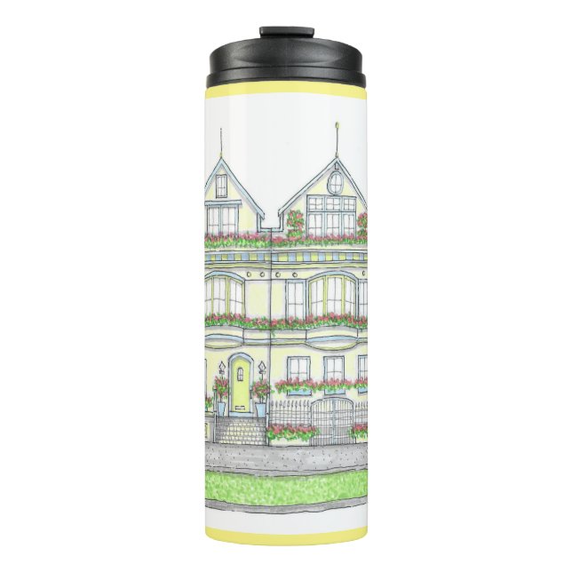Spring City Yellow Thermal Tumbler (Front)
