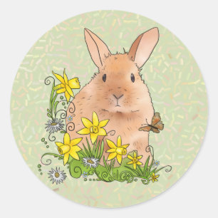 spring classic round sticker