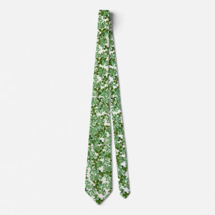 Spring Clover - Green Botanical Tie