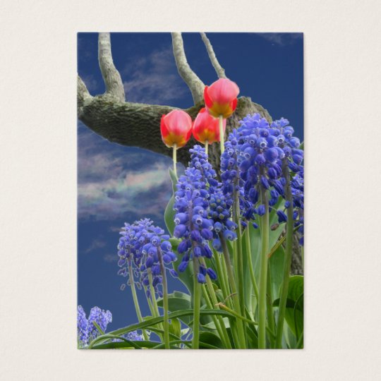 Spring Collage 2 ~ ATC Business Card