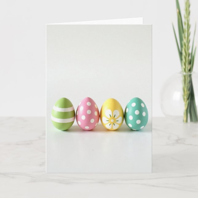 Spring Colors Egg Art Card (Front)