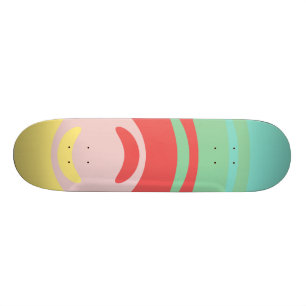 Spring colour palette skateboard