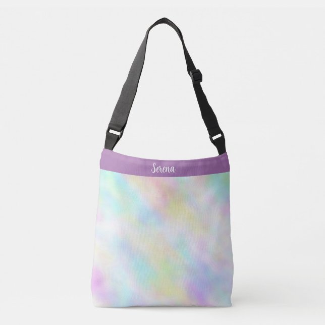 Spring Colours Abstract Crossbody Bag (Front)