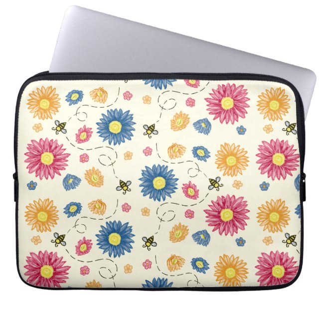 Spring Colours Laptop Sleeve (Front)
