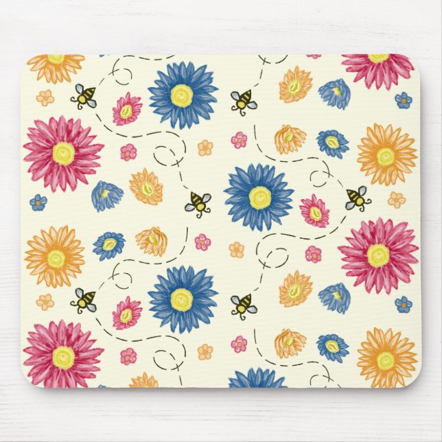 Spring Colours Mouse Mat (Front)