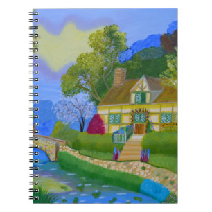 Spring Cottage Notebook