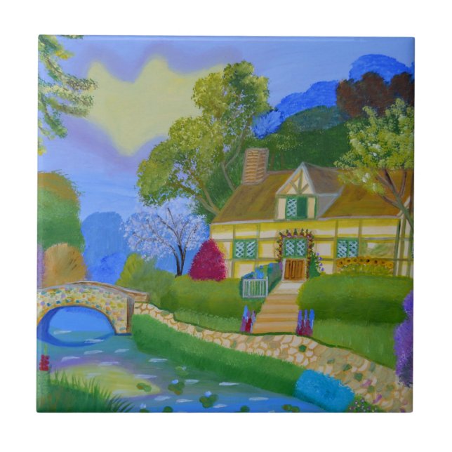 Spring Cottage Tile (Front)