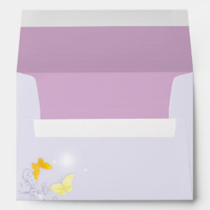 Spring Country Butterfly Theme Wedding Envelopes