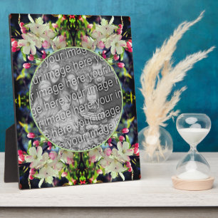 Spring Crabapple Blossoms Add Your Photo Plaque