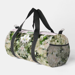 Spring Crabapple Flower Blossoms Personalised Duffle Bag