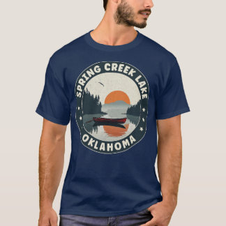 Spring Creek Lake Oklahoma Sunset T-Shirt
