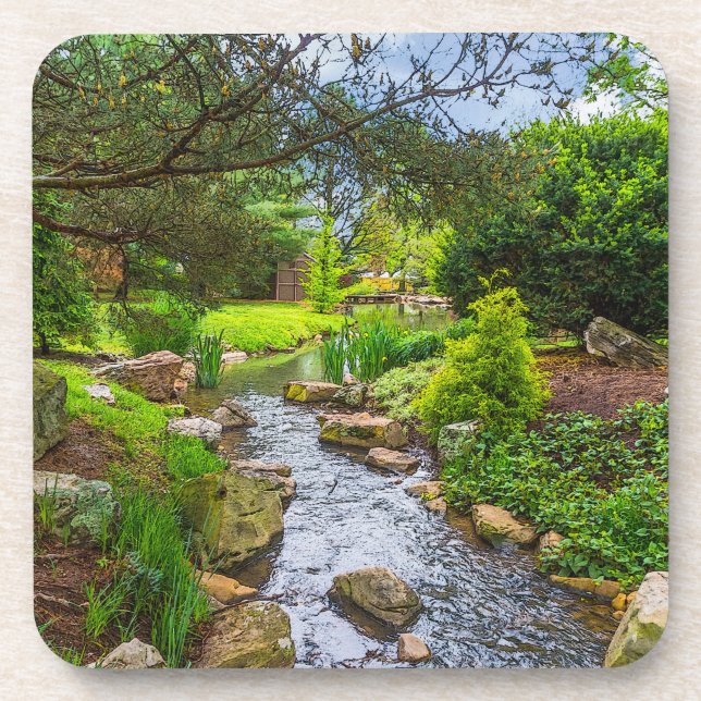 Spring Creek Painterly Coaster (Front)
