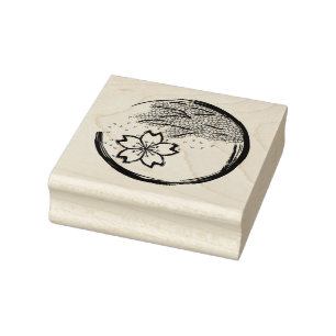 Spring Crest Rubber Stamp