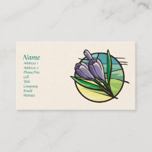 Spring Crocus Business Cards