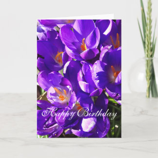 SPRING CROCUS CARD