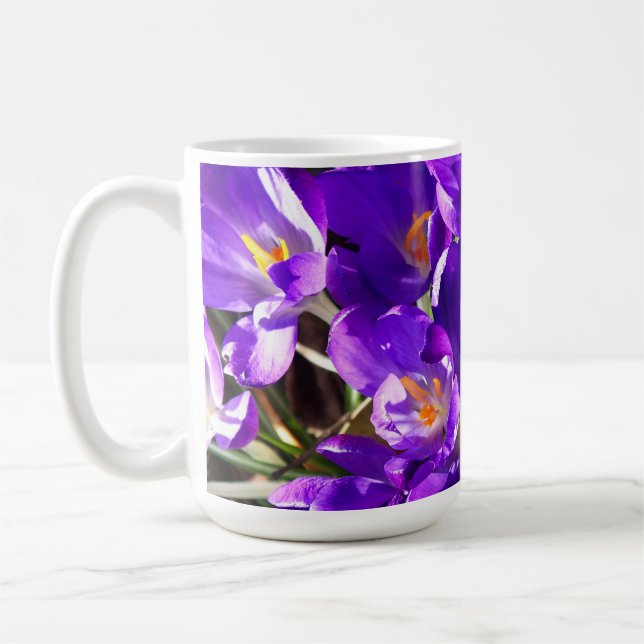 SPRING CROCUS COFFEE MUG (Left)