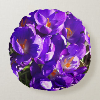 SPRING CROCUS ROUND CUSHION