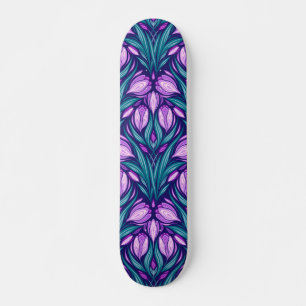 Spring crocuses skateboard
