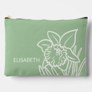 Spring Daffodil  Accessory Pouch