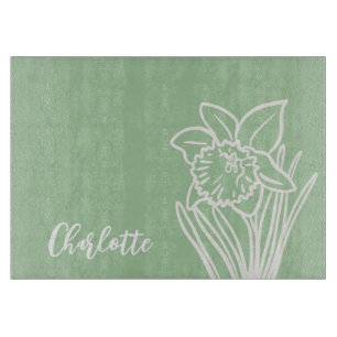 Spring Daffodil  Cutting Board
