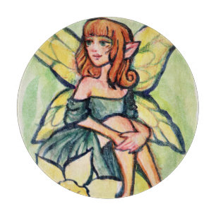 Spring Daffodil Fairy                              Cutting Board