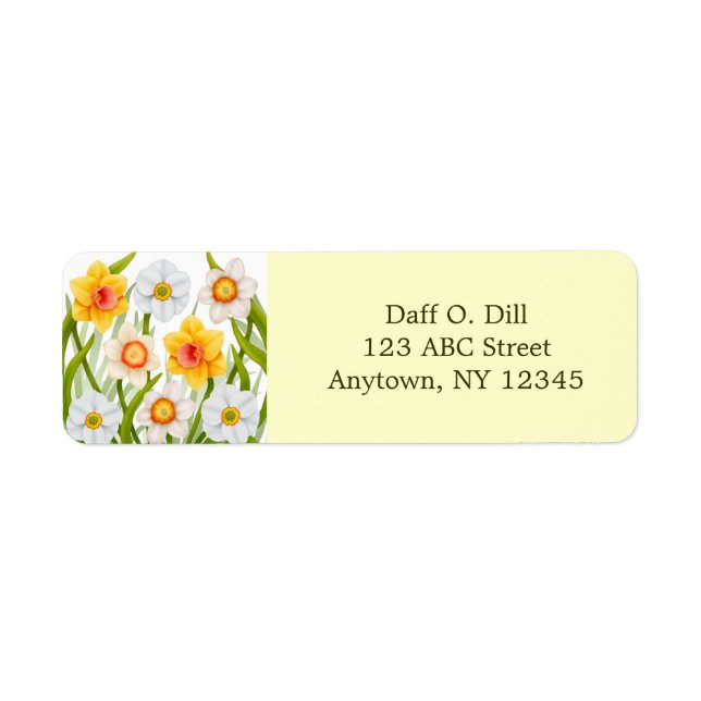 Spring Daffodil Garden Customizable (Front)