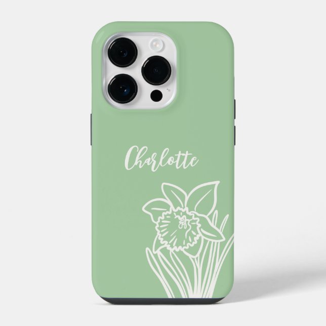 Spring Daffodil  iPhone Case (Back)