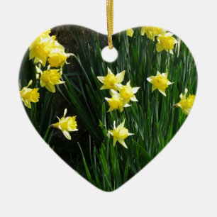 Spring Daffodils Ceramic Tree Decoration