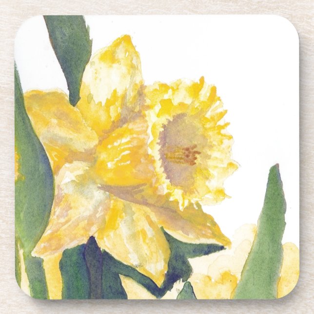 Spring Daffodils Coaster (Front)