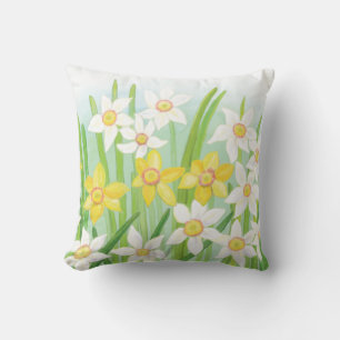 Spring Daffodils Cushion