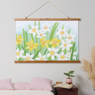 Spring Daffodils   Hanging Tapestry