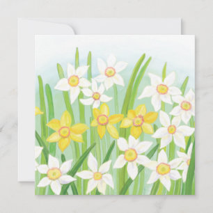 Spring Daffodils  Holiday Card
