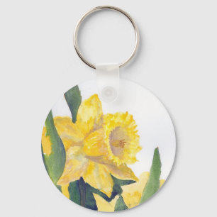 Spring Daffodils Key Ring