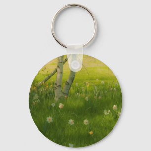 Spring Daffodils Key Ring