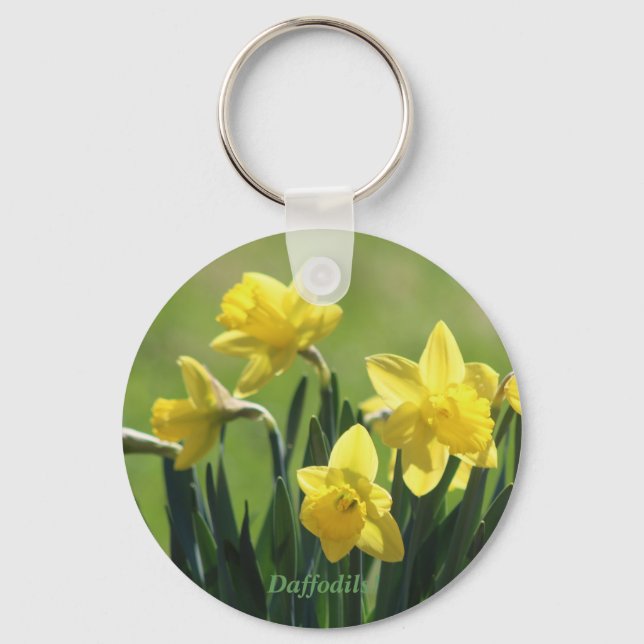 Spring Daffodils! Key Ring (Front)