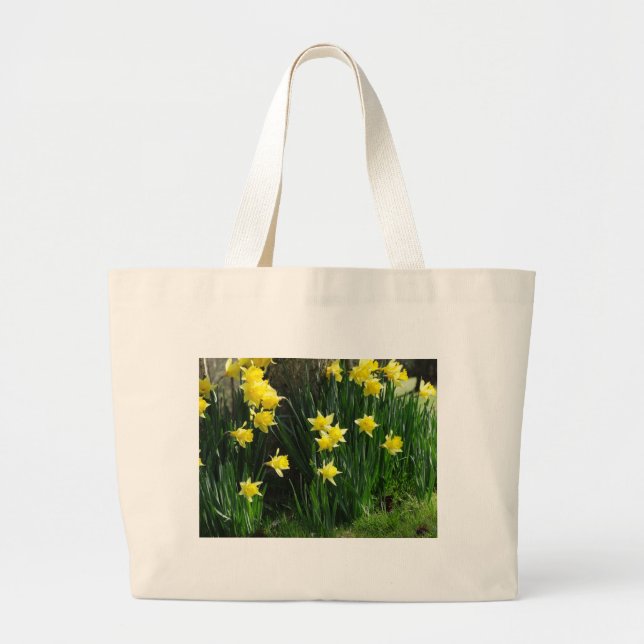 Spring Daffodils Large Tote Bag (Front)